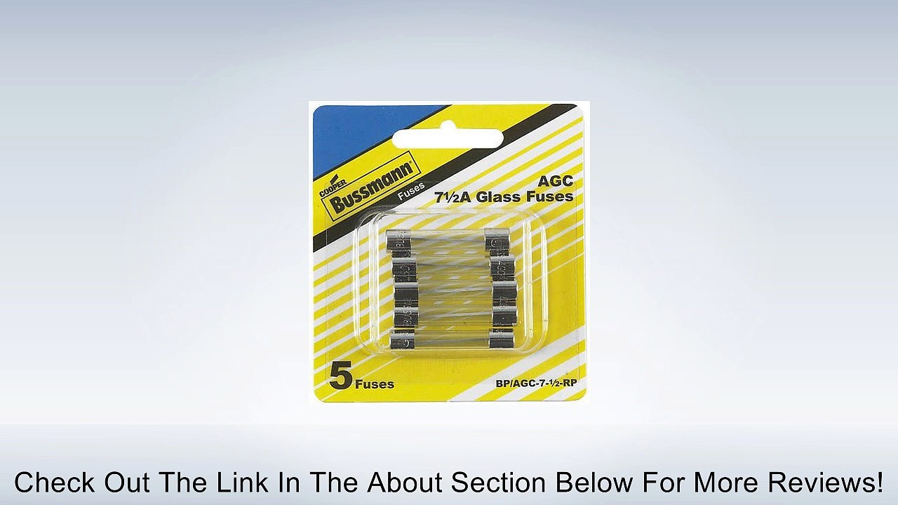 Buss Fuses 7.5 A 5 / Carded Review