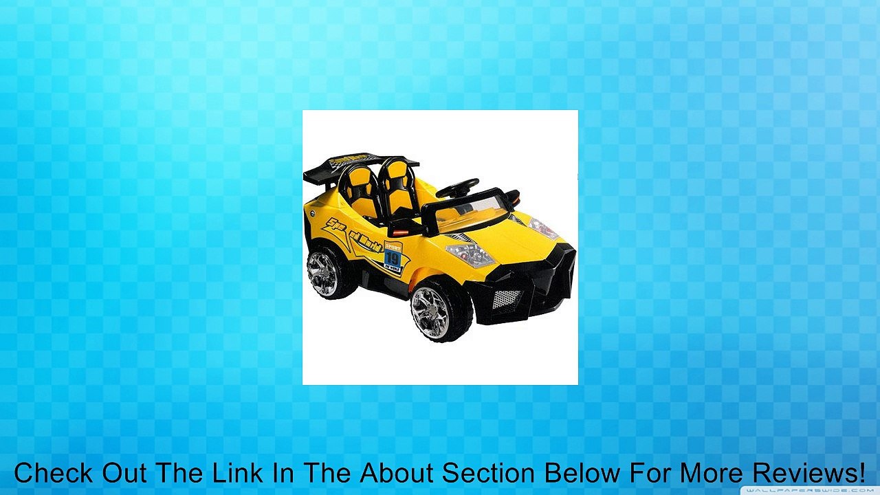 Mini Motos 12V Battery Powered Super Car Color: Yellow Review