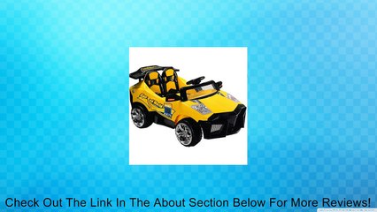 Mini Motos 12V Battery Powered Super Car Color: Yellow Review
