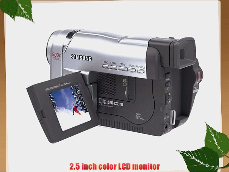 Samsung SCD67 MiniDV Digital Video Camcorder with 2.5 LCD Picture in Picture