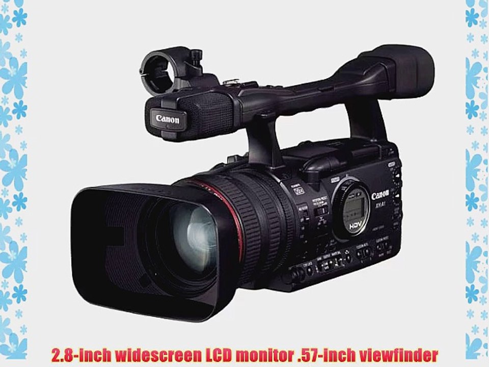 Canon XH A1 1.67MP 3CCD High-Definition Camcorder with 20x Optical Zoom