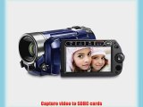 Canon FS100 Flash Memory Camcorder with 48x Advanced Zoom (Blue)