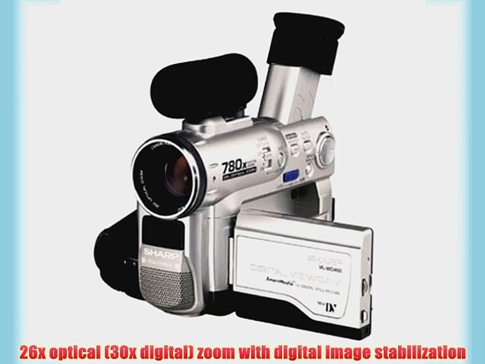 Sharp VLWD450U MiniDV Digital Camcorder w/2.5'' Viewfinder