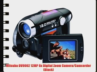 Mitsuba DV9002 12MP 8x Digital Zoom Camera/Camcorder (Black)