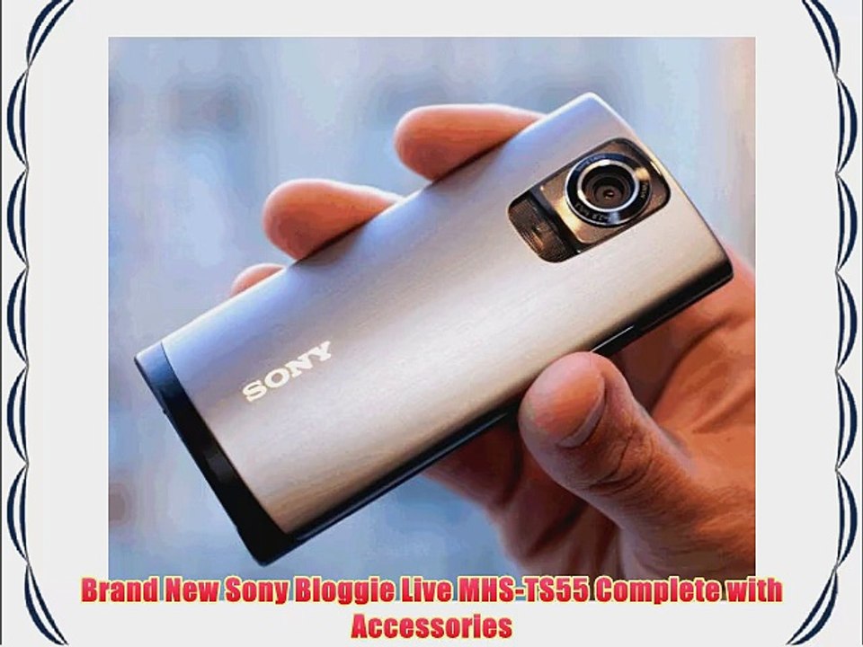 MHS-TS55 Sony Digital Camera HD 1080p Video Touch Screen Bloggie Live Handheld Portable with