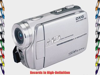 DXG DXG-566V 5.0 Megapixel High-Definition Digital Video Camera In Box (Silver)