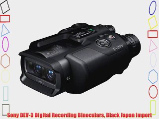 Sony DEV-3 Digital Recording Binoculars Black Japan import