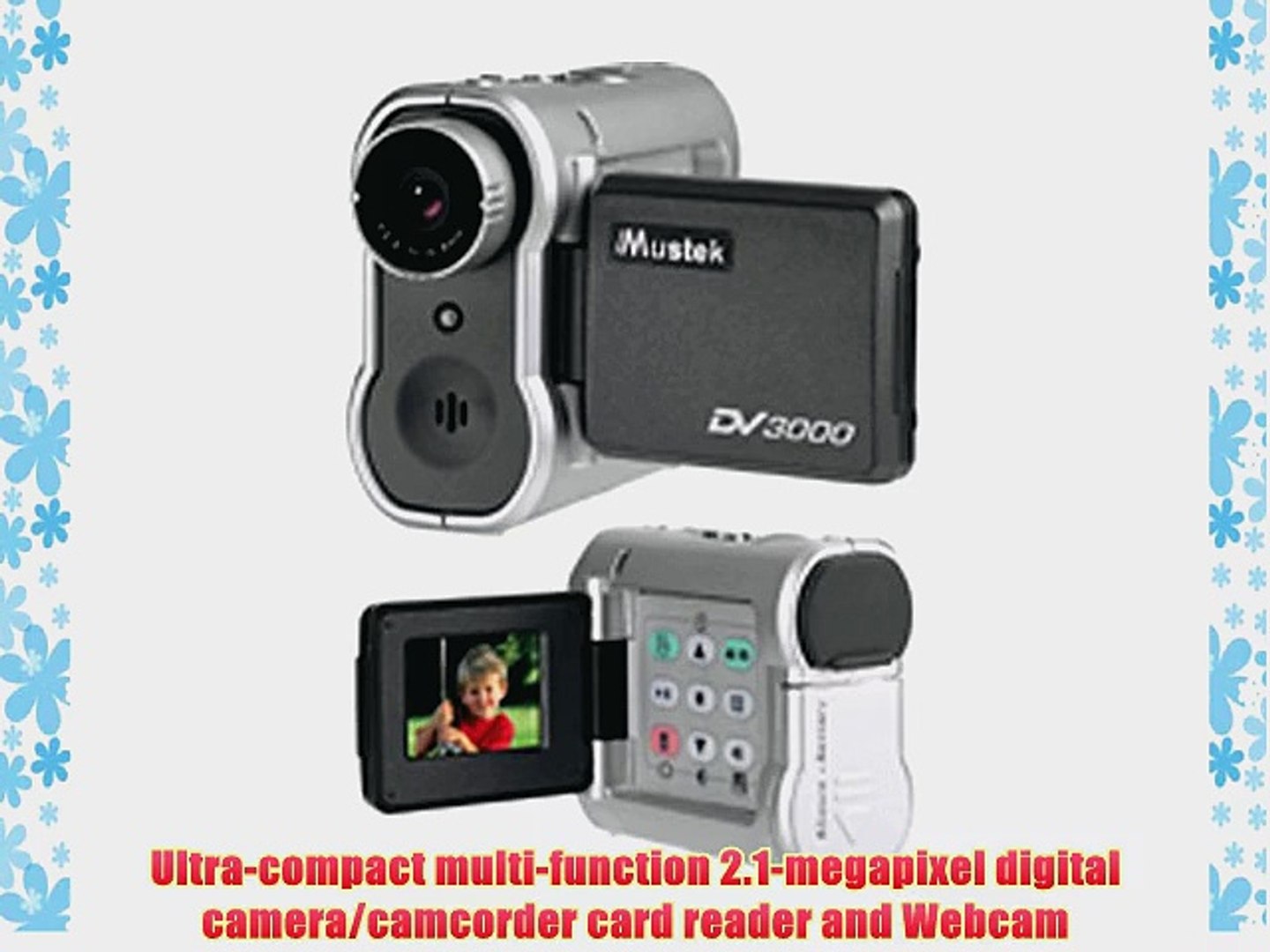 Mustek DV3000 Multi-Function Digital Video Camera w/1.5-inch LCD