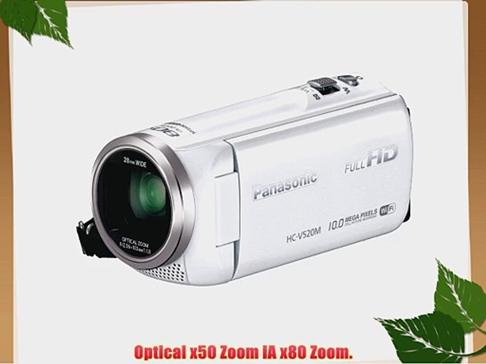 Panasonic Digital High-Vision Camcorder 32GB White HC-V520M-W (Japan model)