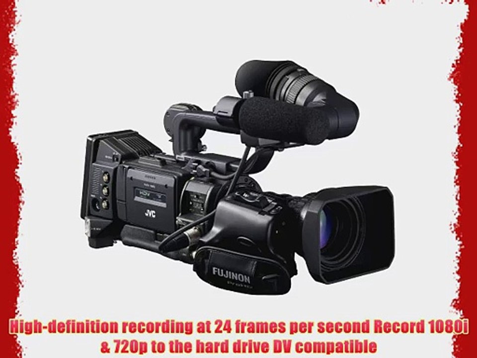 JVC GY-HD200UB High Definition 3-CCD MiniDV Professional Camcorder with 16x ProHD Fujinon Lens