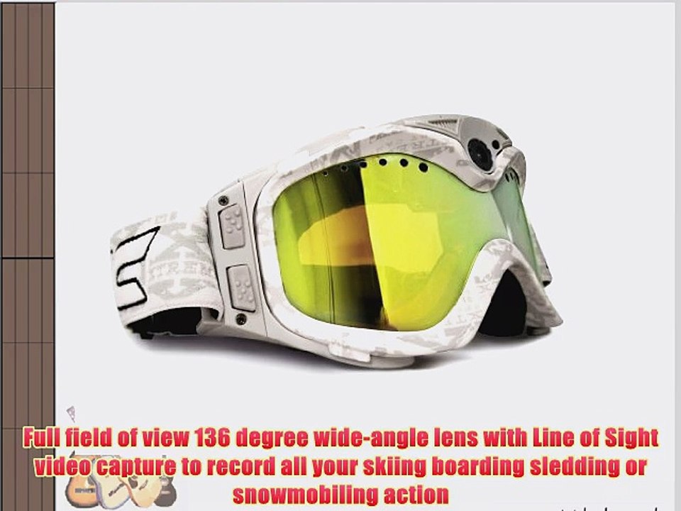 Liquid Image Summit Series HD 1080p Snow Goggle with Full HD Camera 4000 x 3000 Image Resolution