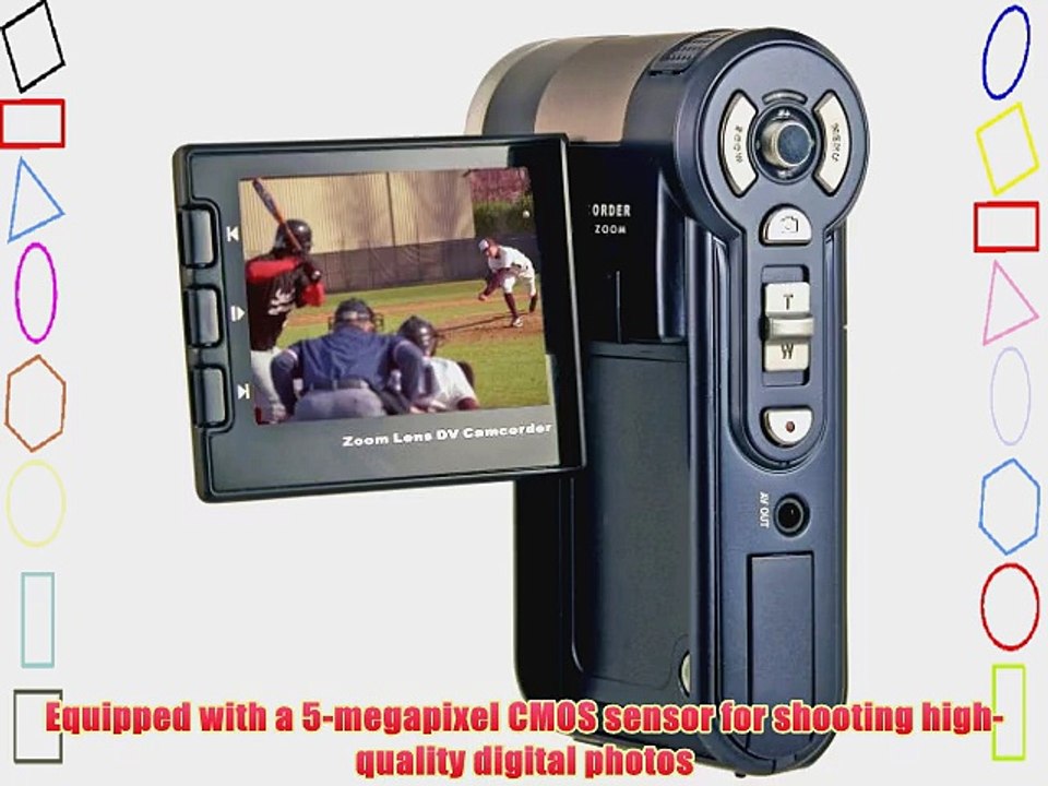 Aiptek GO-HD High Definition 720p Camcorder with 3x Optical Zoom