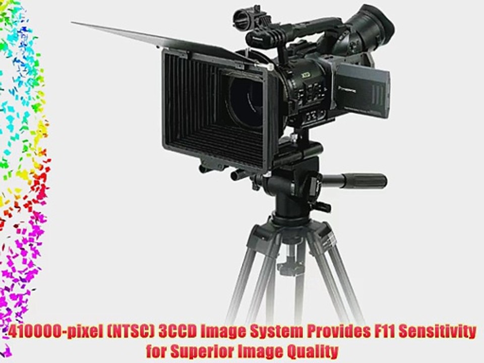 Panasonic Pro AG-DVX100A 3-CCD MiniDV Proline Camcorder w/10x Optical Zoom