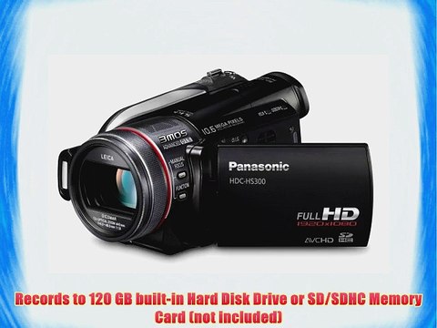 Panasonic HDC-HS300 HDD HD Camcorder (Black)