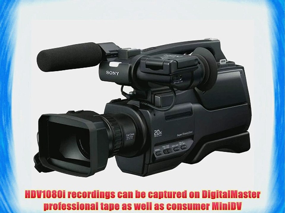 Sony HVR-HD1000U MiniDV 1080i High Definition Camcorder with 10x Optical Zoom