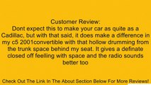 1999-2004 Corvette C5 Quiet Ride Divider Review