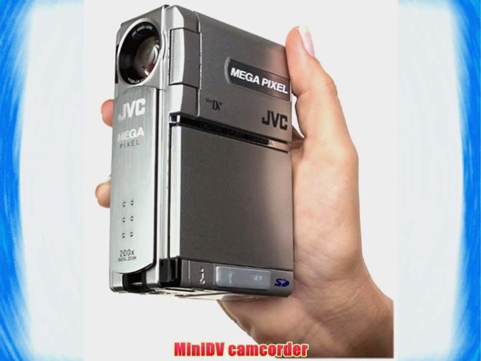 JVC GRDVP7U Digital Camcorder w/ 1.02 Megapixel CCD MPEG4 Video and 8MB SD/ MMC
