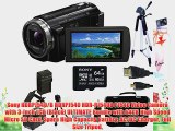 Sony HDRPJ540/B HDRPJ540 HDR-PJ540B PJ540 Video Camera with 3-Inch LCD (Black) ULTIMATE Bundle