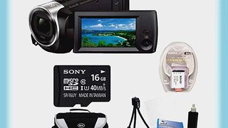 Sony HDR-CX240/B Entry Level Full HD 60p Camcorder Black Kit