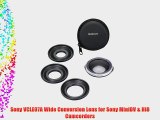 Sony VCLE07A Wide Conversion Lens for Sony MiniDV