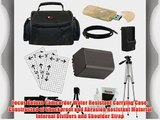 Essential Accessory Kit for Sony Handycam Camcorder HDR-CX190 HDR-CX200 HDR-CX210 HDR-CX260V