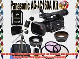 Panasonic AG-AC160A AVCCAM HD Handheld Camcorder 64GB Package