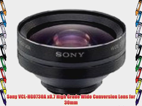 Sony VCL-HG0730A x0.7 High Grade Wide Conversion Lens for 30mm