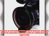 Opteka Titanium Series 58mm 0.3X HD Super Fisheye Lens for Sony DCR-VX2000 DCR-VX2100 DSR-250