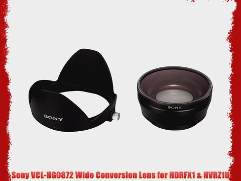 Sony VCL-HG0872 Wide Conversion Lens for HDRFX1