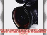 Opteka Titanium Series 72mm 0.3X HD Ultra Fisheye Lens for Sony DSR-300 HDR-AX2000 HDR-FX1