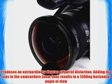 Opteka Titanium Series 72mm 0.3X HD Ultra Fisheye Lens for Canon XH A1S G1S XL1 XL1S XL2 XL2E