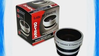 Opteka 0.43x HD2 Full Fisheye Lens for 37mm Digital Camcorder