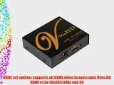 ViewHD Ultra HD | 4K HDMI 1x2 Mini Splitter (Model: VHD-Pluto)