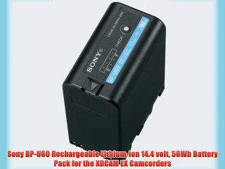 Скачать видео: Sony BP-U60 Rechargeable Lithium-ion 14.4 volt 56Wh Battery Pack for the XDCAM EX Camcorders