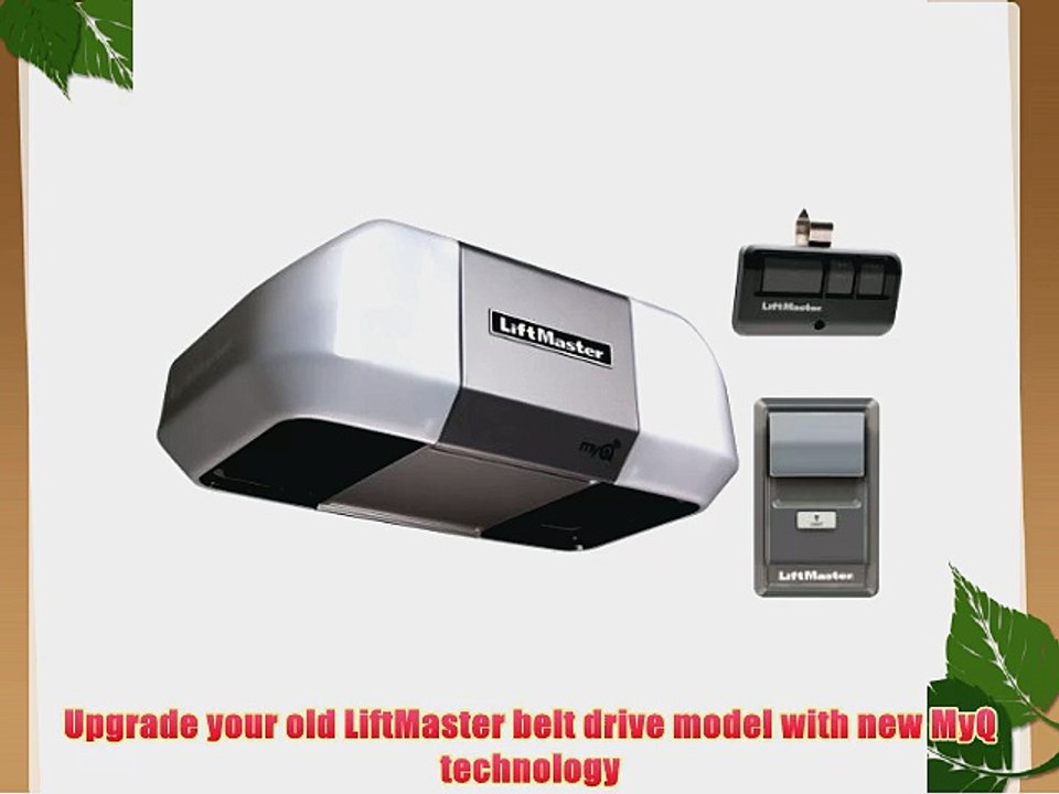LiftMaster 8355 Premium Series 1/2 HP AC Belt Drive MyQ Security  2.0 Replaces 3280 NO RAIL