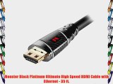 Monster Black Platinum Ultimate High Speed HDMI Cable with Ethernet - 35 ft.