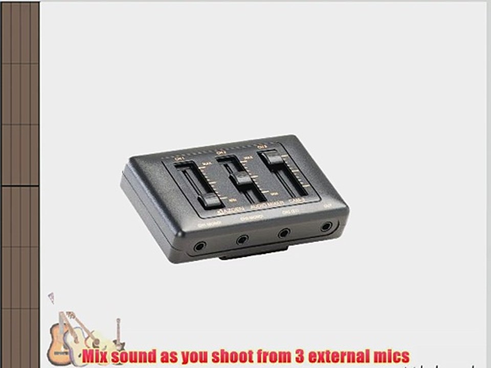 AZDEN CAM-3 On-Camcorder Mini Audio Mixer