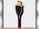 AudioQuest Cinnamon 1m (3.28 feet) Black/Red HDMI Cable