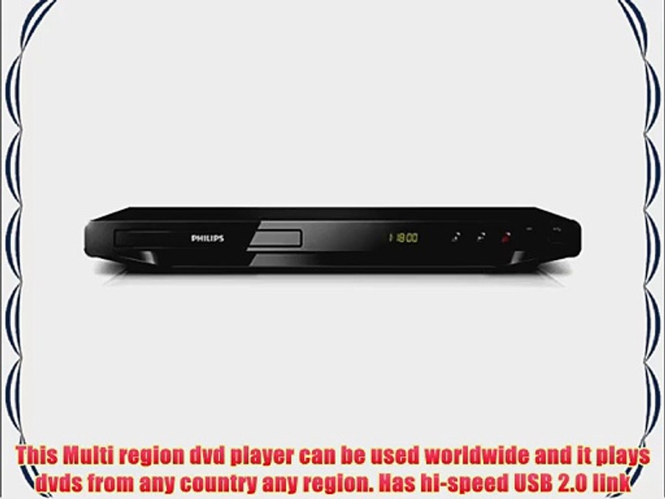 Philips DVP3650K All Multi Region Code Zone Free DVD Player video