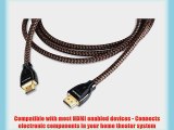 AudioQuest Chocolate High Speed HDMI Cable with Ethernet (6.7 feet/2 meters)