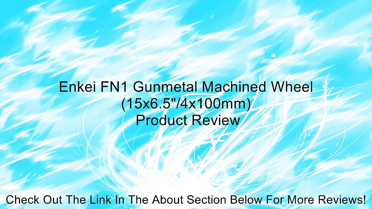Enkei FN1 Gunmetal Machined Wheel (15x6.5"/4x100mm) Review