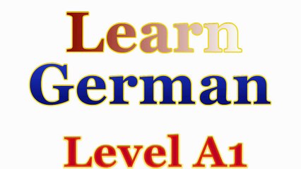 Learn German Level A1 Promo