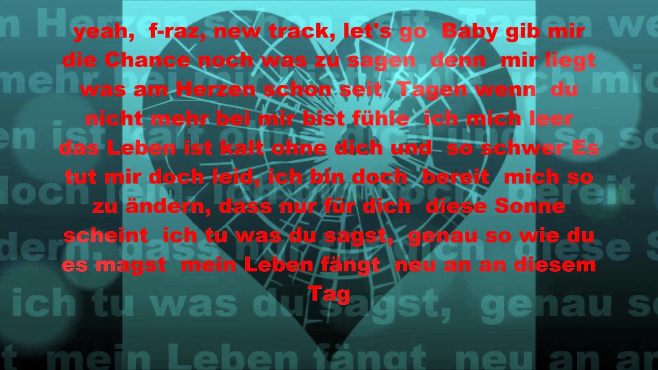 F-Raz es tut mir doch leid