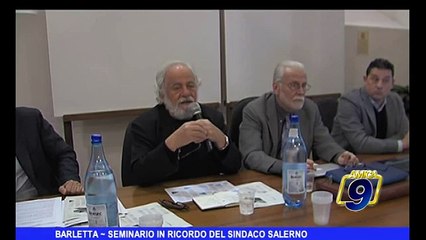 BARLETTA | Seminario in ricordo del sindaco Salerno