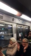 Funniest subway driver ever is in Paris : amazing singer!