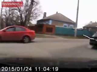 Terrible explosion n Ukraine filmé avec une Dashcam