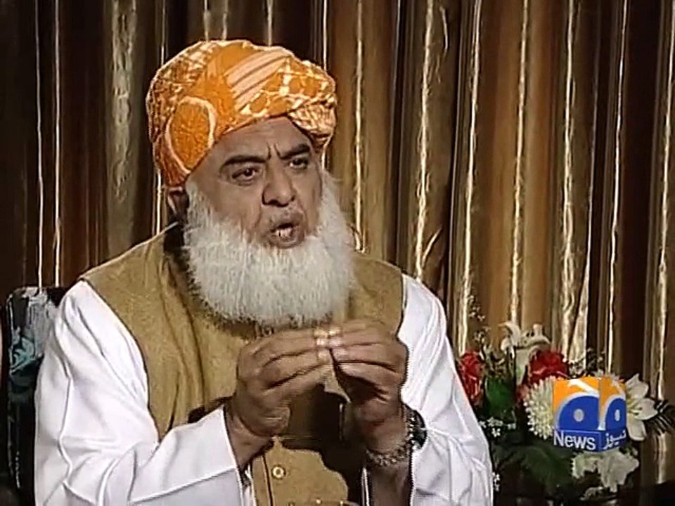 Jirga-Mulana Fazlur Rehman-24 Jan 2015