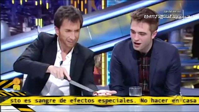Роберт Паттинсон и каст на шоу El Hormiguero (Муравейник) 15/11/12 - русские субтитры
