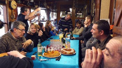Galette chez Nathalie et Eric .