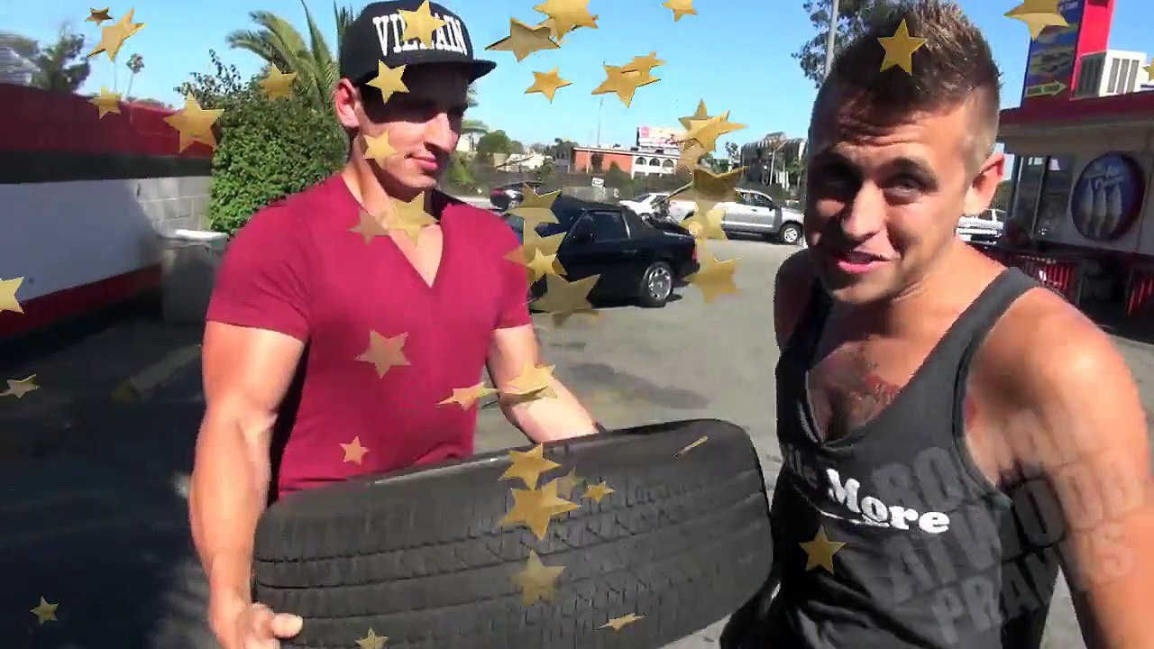 Stealing Car Tires PRANKKKK!!!!!!!!!